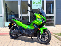 Elektro skútr Easycool e-XDV, středový motor až 15 kW, li-on baterie LG 72V/90Ah, zelený