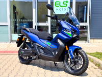 Elektro skútr Easycool e-XDV, středový motor až 15 kW, li-on baterie LG 72V/90Ah, modrý
