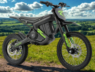 Elektromotorka - pitbike Rawrr Mantis mini R17, APP, motor až 6,5 KW, 210Nm, 72V systém, bat LG 1440 Wh